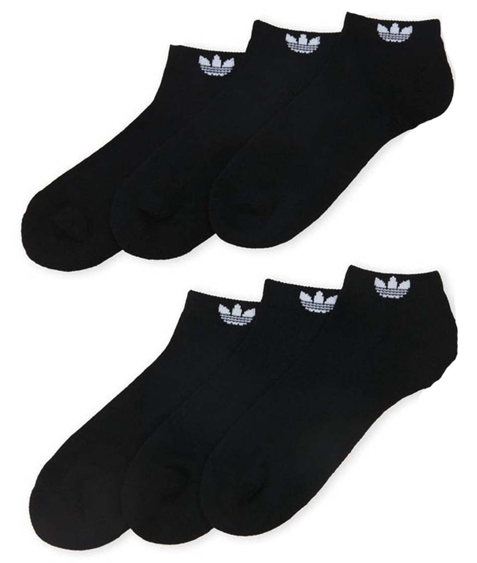 Adidas adidas Men's Athletic Low Cut Originals Socks (6Pack) Black