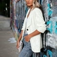 thumbnail image 4 of Cardigan pour Femmes, Col Rabattu Décontracté, Cardigan Mode Slim, Blazer pour Femmes, 4 of 7