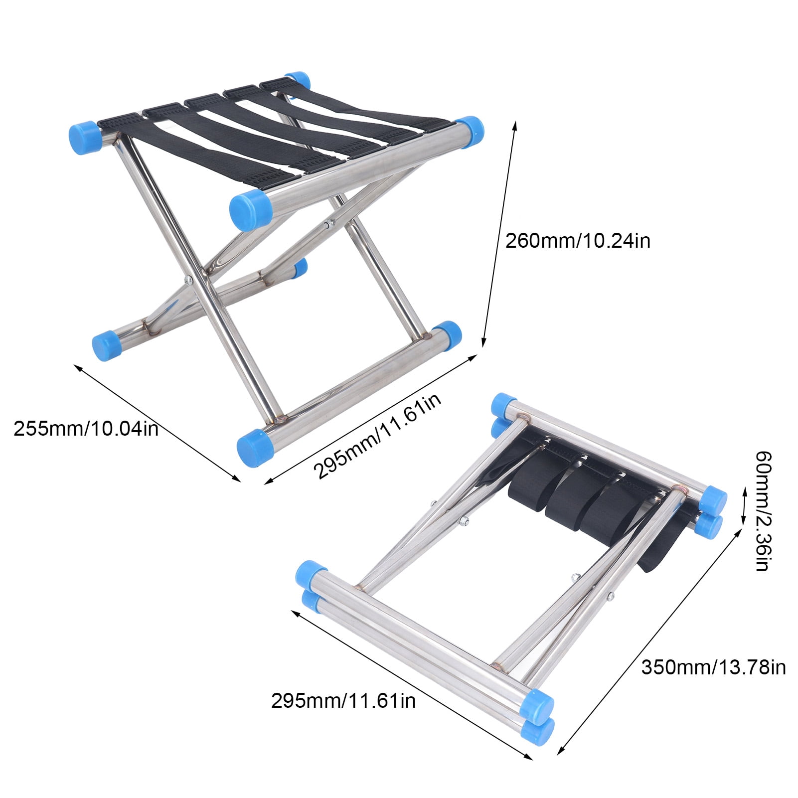 Tabouret Pliable Tabouret De Camping Pliable Aluminium - Ultra Léger 0.9kg - Portable Pour Randonnée Pêche Jardin