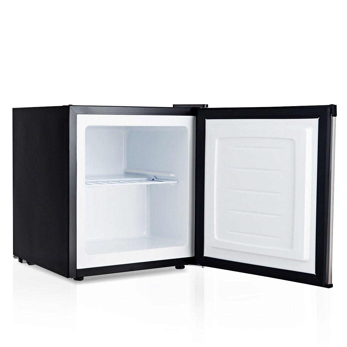 STAKOL 1.1 cu.ft. Compact Single Door Mini Upright Freezer w/Stainless Steel Door Dorm