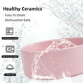 thumbnail image 3 of Cuenco de cerámica para mascotas Laklulu para gatos y perros pequeños, plato de cerámica antideslizante para comida y agua para gatos, 3 of 5