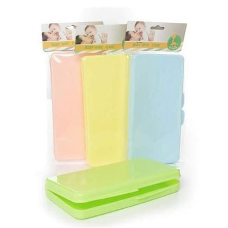 Bonita Home 2324381 Baby Wipe Case, 4 Colors - Case of 48