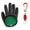 F, variant on Waterproof Fishing Gloves with Magnetic Wrist Design Protective Outdoor Work Gloves for Fishing Gardening Activities