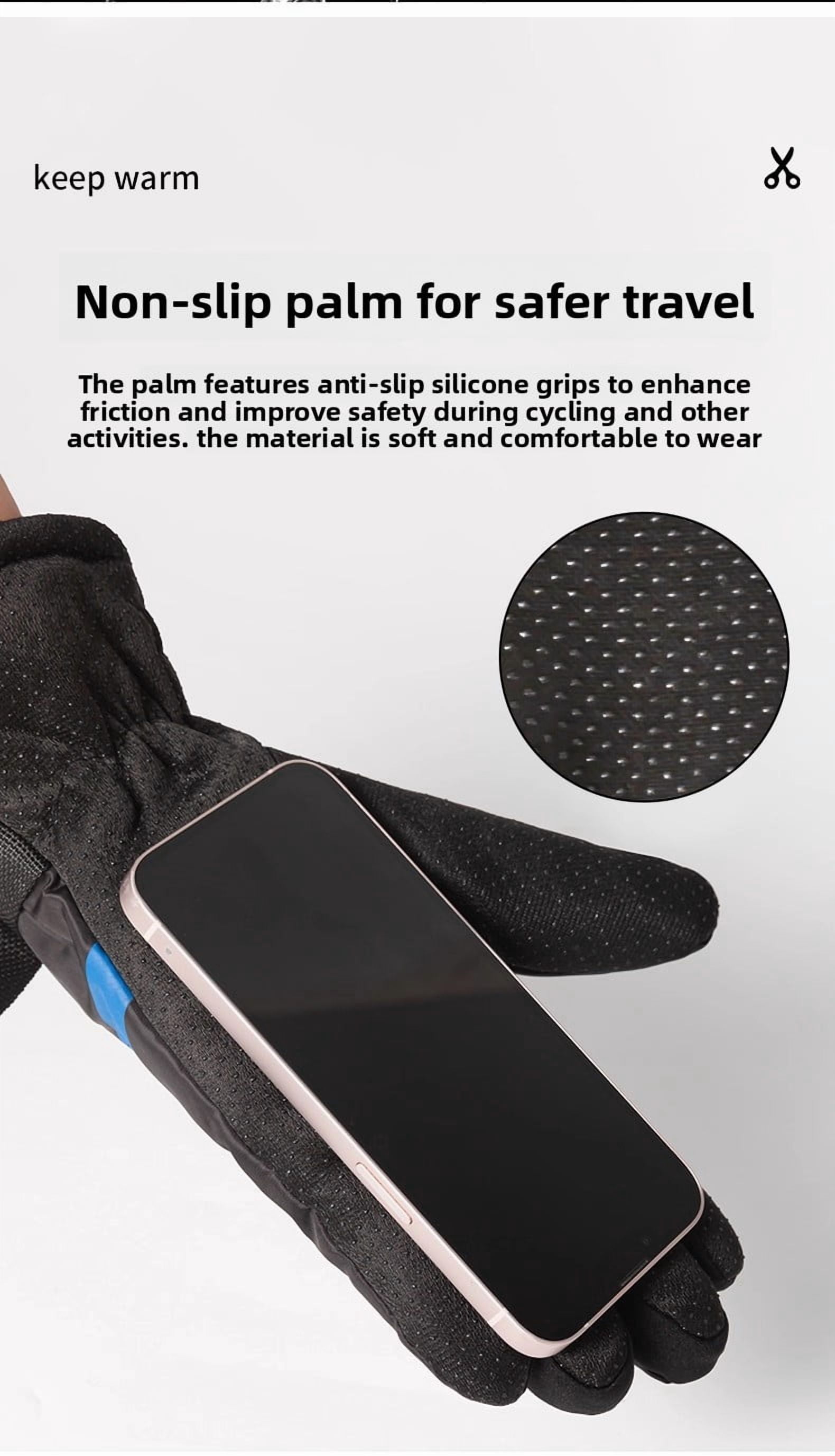 Hood Balaclava Face Mask – Cold Weather Ski Mask, Breathable, Moisture-Wicking, and Helmet-Compatible - One Size with gloves