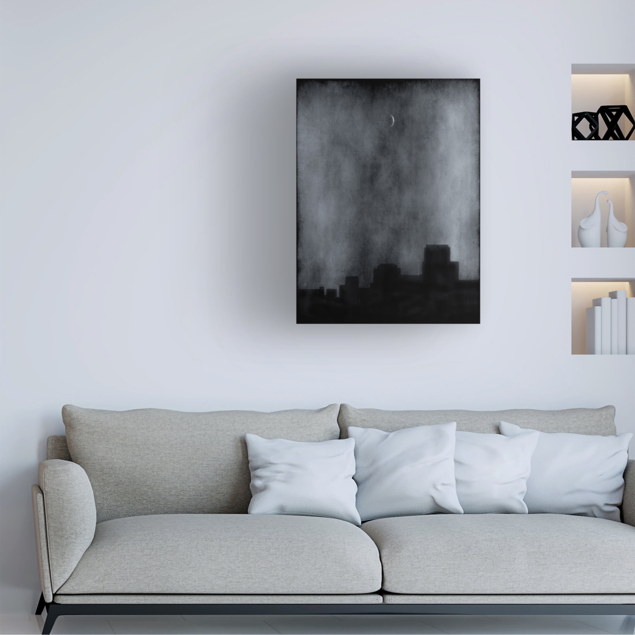 Canvas Wall Art - Jeffrey Hummel 'Sliver' Wall Art for Living Room, Bedroom, or Office Décor by Trademark Fine Art - 24 x 32 Inches