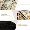 thumbnail image 5 of FORMRS Makeup Bag Travel Cosmetic Organizer for Women Fold Flat Zipper Pouch with Handle, Deer Pattern, 5 of 8