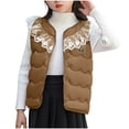 thumbnail image 3 of Avtoify Girls Jacket Casual, Girls Fall Jacket Lightweight Leisure, Children's Down Jacket Boys and Girls Winter Tight Warm Inner and Outer Wear Jacket, 3 of 9