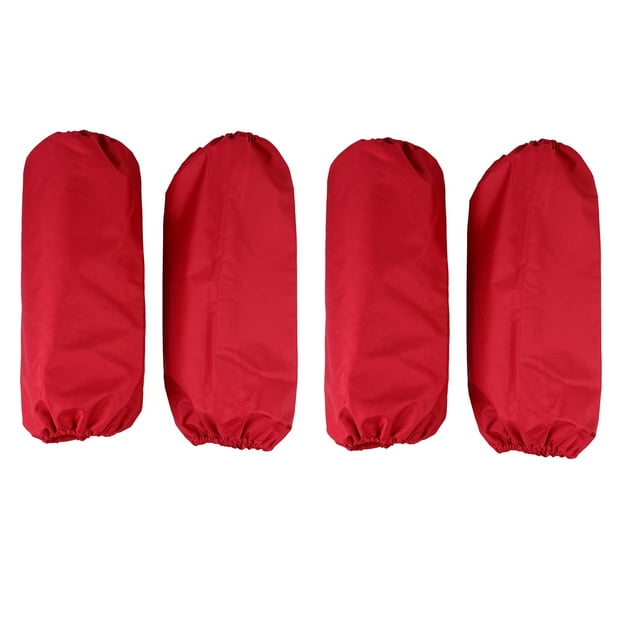 MasteelfCA 2 Pairs Oversleeve Waterproof Oilproof Cuff Antifouling Cover Protectors Kitchen Cleaning Tool (Red)