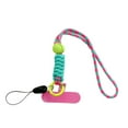 thumbnail image 1 of Mobile Phone Lanyard Adjustable Reusable Neck Hanging Rope with This cellphone Hook Microfiber Safety Straps Accessory Picnic Running Type 9, 1 of 9