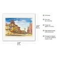 thumbnail image 2 of San Francisco Chinatown California - Sing Chong Building - Vintage Travel Poster by Joseph Fehér c.1949 - Fine Art Rolled Canvas Print 16in x 20in, 2 of 4