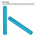 thumbnail image 4 of 6pcs M3 Aluminum Spacers,M3 Metal Spacer Aluminum 3mm ID x 5mm OD x 40mm L Threaded Spacer for RC Car Drones,Blue, 4 of 6