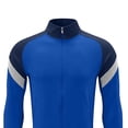 thumbnail image 3 of OGLCCG Boys Soccer Track Jacket Stand-up Collar Zipper Splicing Sweatshirt Long Sleeve Athletic Sports Jacket Size 3-10, 3 of 5