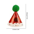 thumbnail image 3 of Kit de Decoración Navideña de Mini Sombreros de Manzana | Set de Materiales para Manualidades de Papel con Sombreros Multicolores, Pegatinas y Pegamento para Adornos Navideños | Diseños Festivos de R, 3 of 6