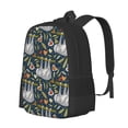 thumbnail image 2 of Daiia Cute Sloth Backpack for Men and Women -Durable Backpack Large Capacity, Water-Resistant Bag with Adjustable Straps and Laptop Compartment, 2 of 9