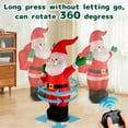 thumbnail image 3 of Juguete Santa Claus Inflable de 4 Pies con Control Remoto, Decoración Navideña para Fiestas y Eventos Al Aire Libre, 3 of 9