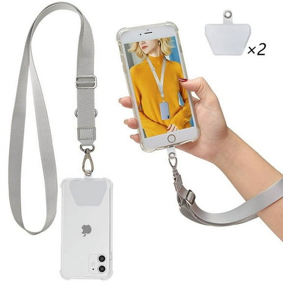 Phone Lanyard, Neck Strap and Wrist Tether Key Chain Holder Universal for Phone Case Anchor Fit All Smartphones