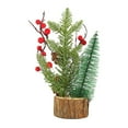 thumbnail image 2 of Mini árbol de Navidad Matsuzay Adorno para Hogar Decoración de Escritorio 23 cm, 2 of 6
