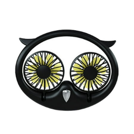 

Chicmine Mini Foldable Rechargeable Hand Free Owl Neckband Hanging Cooling Fan Air Cooler