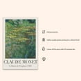 thumbnail image 3 of Water Lilies Art Print, French Country Wall Decor, Vintage Monet Museum Poster, Matte Print Gift Office Home Decor - (Unframed, 9 x 11 inches), 3 of 4