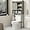 Gray, variant on Over The Toilet Storage Cabinet, Farmhouse Storage Cabinet Over Toilet with 2 Sliding Barn Door，Home Space-Saving Toilet Rack, for Bathroom, Restroom, Laundry.(Grey)