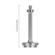 thumbnail image 3 of Adaptador De Tanque De Gas Para Acampar Adaptador de tanque de gas para acampar Soporte de linterna de aleación de aluminio para tanque de gas G2 (plata), 3 of 7
