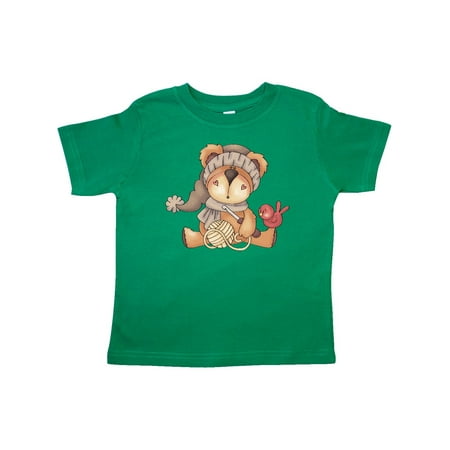 

Inktastic Winter Crochet Bear Gift Toddler Boy Girl T-Shirt