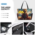 thumbnail image 3 of Kdxio Meditating Golden Retriever for Beach Bag for Women Large Beach Tote Bag Waterproof Sandproof Swim Bag with Zipper Pockets Beach Vacation Travel, 3 of 7
