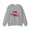 Sport Grey, variant on Unisex Floral Big Heart Sweatshirt, Love Floral Sweatshirt, Floral Heart Sweatshirt, 50/50 Cotton-Poly Valentine's Day Sweatshirt 09