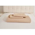 thumbnail image 7 of Legacy Decor Bedspread Coverlet 3 Pcs Set Oversized 100" W x 106" L Queen Size Beige Color, 7 of 7