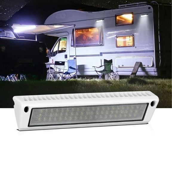 Nilight 2Pcs 5" RV Exterior LED Porch Utility Light, 12V 24V Awning Lights Replacement Lighting Waterproof for RVs Trailers Campers Motorhome, White
