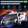 thumbnail image 4 of Petbank RC Transform Car,  2.4GHZ Remote Control Transform Car Robot Toy,  One-Button Deformation Race Car,  1:18 Scale RC Car Toys for Boys Girls Ages 4-12, White, 4 of 7