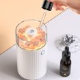 thumbnail image 3 of Humidificador Humidificador de aromaterapia USB 240ML Difusor de aroma de lámpara de sal del Himalaya (blanco), 3 of 7