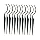 thumbnail image 2 of Paquete de 12 extensiones de pestañas, ligeras y cómodas. Negro, 2 of 9