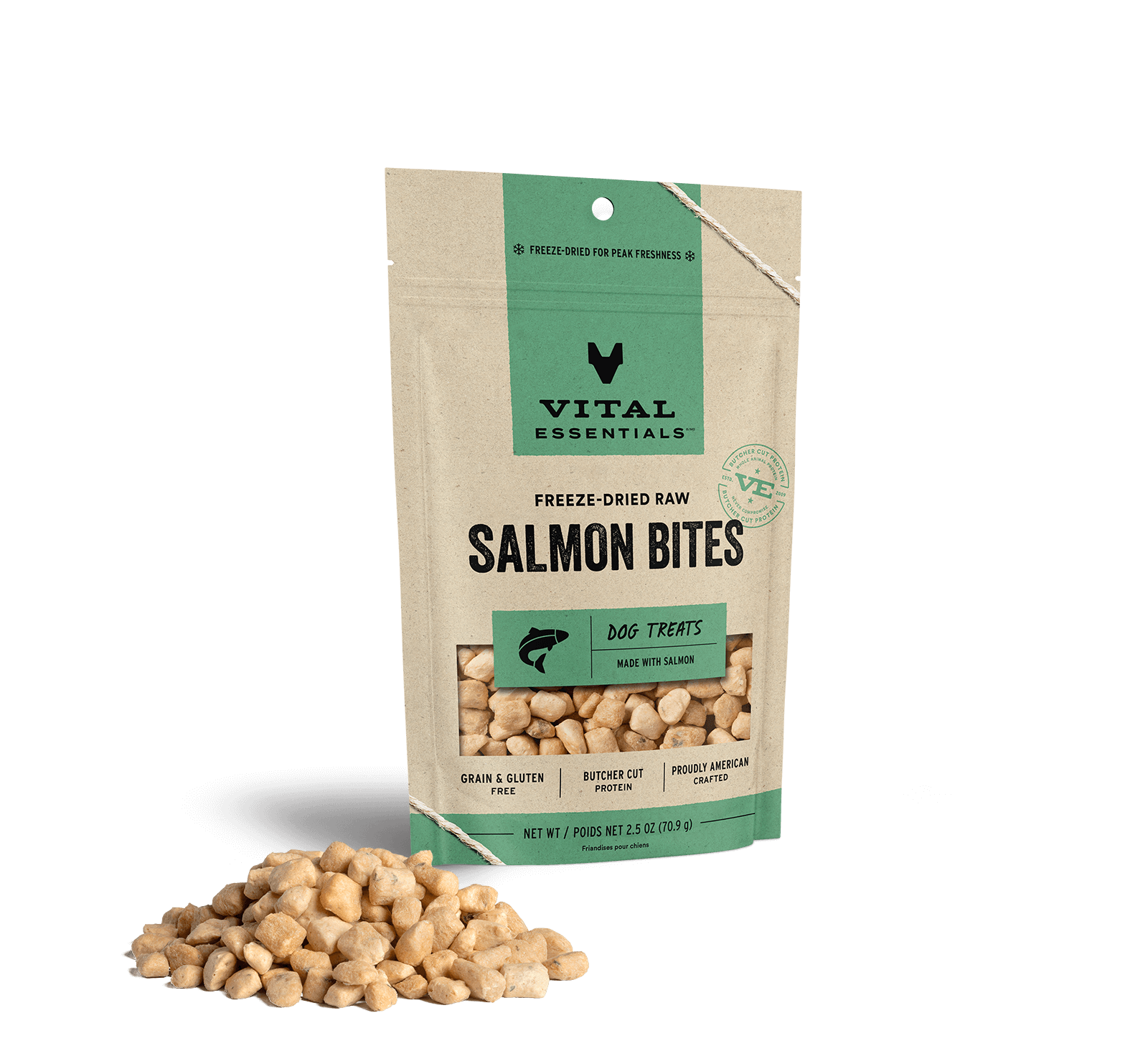 FreezeDried Salmon Bites Dog Treats