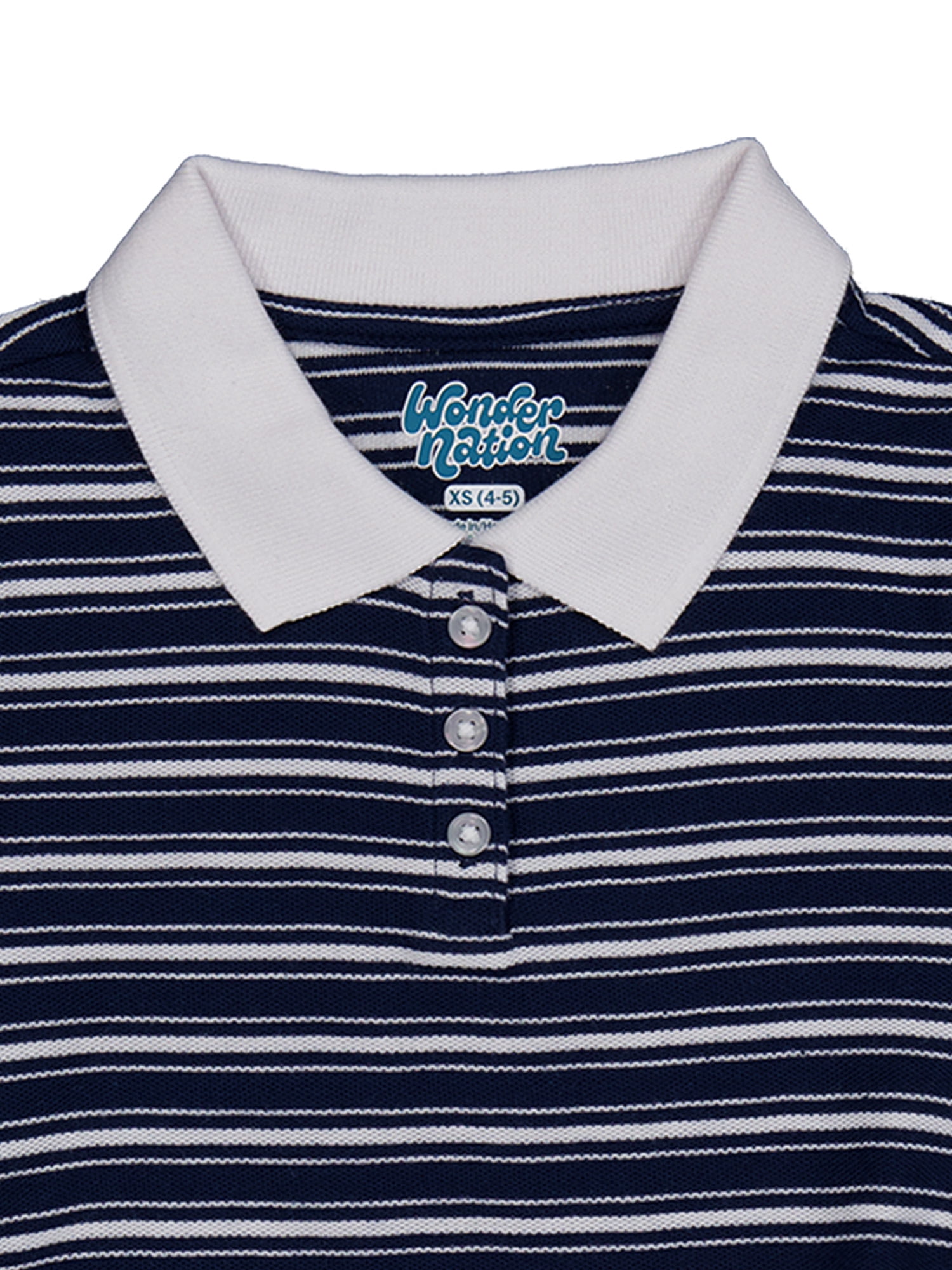 Wonder Nation Girls Short Sleeve Knit Top, Sizes 4-18 & Plus