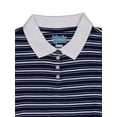 thumbnail image 2 of Wonder Nation Girls Side Ruched Polo Shirt with Short Sleeves, Sizes 4-18, 2 of 3