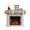 Brown, variant on Farmhouse Chef Gnomes Fireplace Mantel Scarf Cover 60"Wx17"L,Fireplace Mantel Shelf Top Runner,Vintage Black White Plaid Mantle Dresser Scarves Table Runner for Holiday Party Living Room Decorations