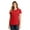 BRIGHT RED, variant on Port & Company Women's Fan Favorite Tee. LPC450