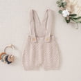 thumbnail image 4 of KVPLBQFD Big Boys Sweatsuit Baby Knit Onesie Baby Boy Suspender Romper Cotton Sleeveless Boy and Girl Solid Sweater Clothes Baby Jumpsuit Overalls 4t Boys Clothes, 4 of 8