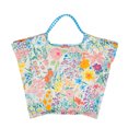 thumbnail image 3 of Bolsa de playa de verano Bolsa de libros literarios florales para niñas adolescentes (Flor de color) Hugtrwg Para Estrenar, 3 of 9