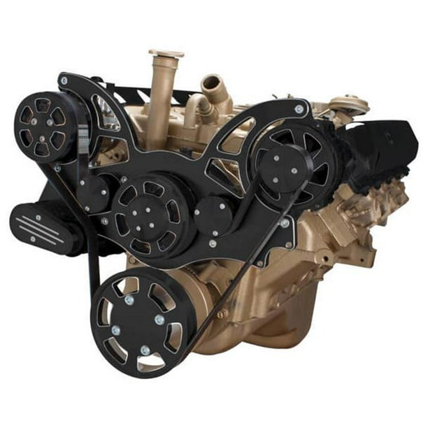 March Performance 16030 Olds 350455 Style Track Pulley Kit Walmart