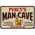 thumbnail image 1 of PERCY'S Man Cave Gift Metal Sign 16 x 24 Matte Finish Metal 116240011468, 1 of 1