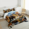 thumbnail image 4 of Homewish Wild Animal Bear Bedding Comforter Set,Rustic Mallard Duck Twin Comforter Sets,Country Farmhouse Lodge Bedding Set For Adults,Breathable Home Decor Reversible,2-Piece, 4 of 9
