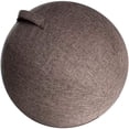 thumbnail image 1 of Versatile Yoga Ball Cover, Linen Material Exercise Ball Cover, Breathable Foldable Lightweight Cover with Good Breathability, Portable Handle for Office or Home (Brown, 65 Cm), 1 of 5