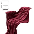 thumbnail image 3 of Hvmvliv Summer Blanket 150x200cm Decorative Soft Throw Blanket for Couch Warm Cozy Velvet Flannel Blanket Lightweight Comfy Checkered Blanket for Sofa Bed Comforter for Hot Sleepers Red, 3 of 6