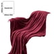 thumbnail image 3 of Frazada Manta de franela de terciopelo rojo,suave,a cuadros,para sofá o cama,para todas las estaciones (1 pieza). Rkxzt, 3 of 8