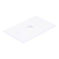 thumbnail image 1 of Monoprice 106725 Wall Plate for Keystone 1 Hole, White, 1 of 2