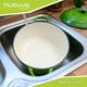 thumbnail image 5 of Olla holandesa de hierro fundido con tapa – Cacerola esmaltada antiadherente apta para horno – Batería de cocina resistente para horno holandés – Verde, 7.3 cuartos, 30 cm – de Nuovva, 5 of 5