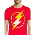 thumbnail image 4 of DC Comics Men's The Flash Film Logo Graphic Shirt, Size S-3XL, 4 of 5
