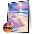 thumbnail image 2 of Diamond Painting 5D DIY Full Round Drill Beach Kit Arte Decoración del hogar (B5938) FLhrweasw Nuevo, 2 of 9